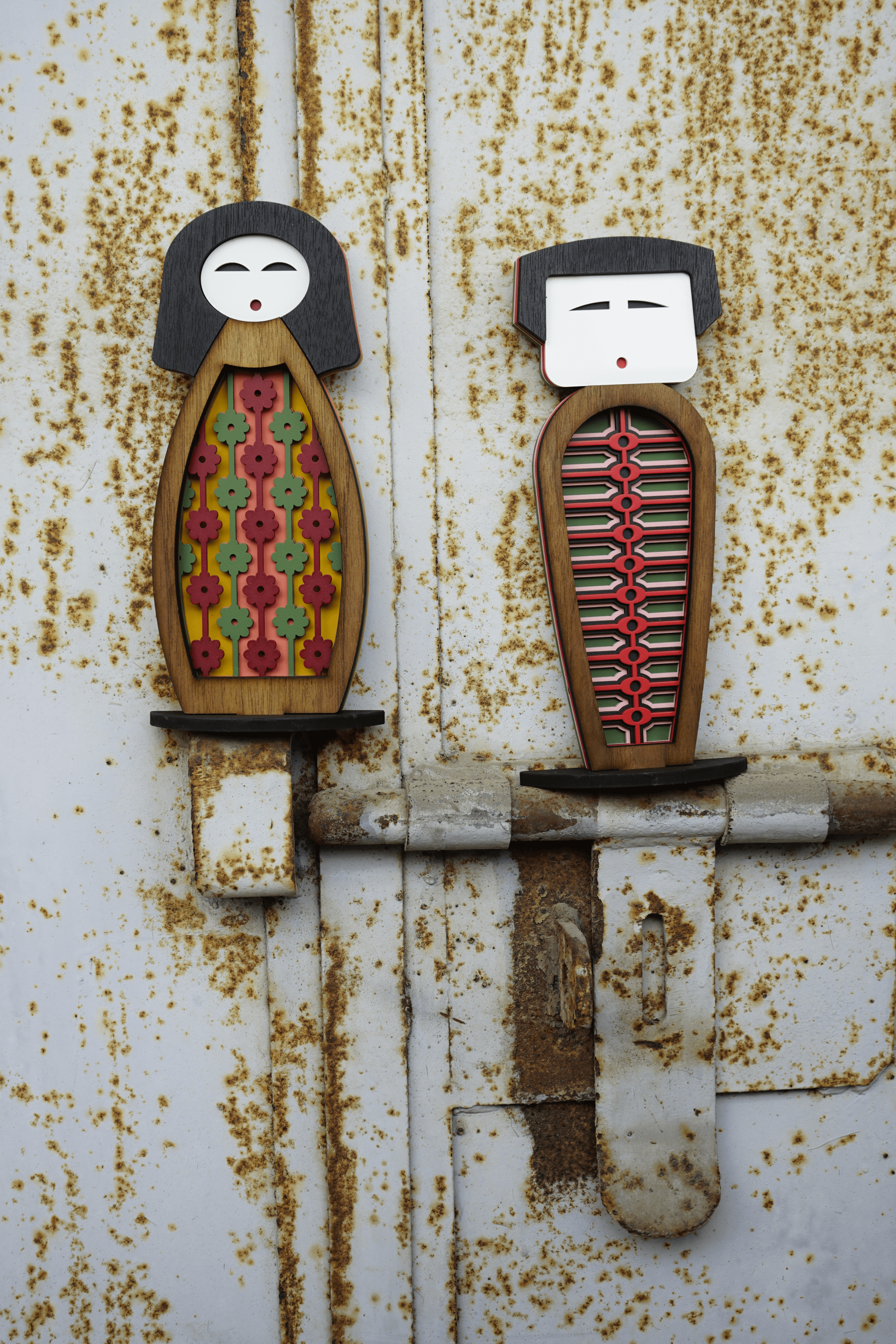 Kokeshi #1 - Figurine - Œuvre d'art originale de Tzachi Nevo