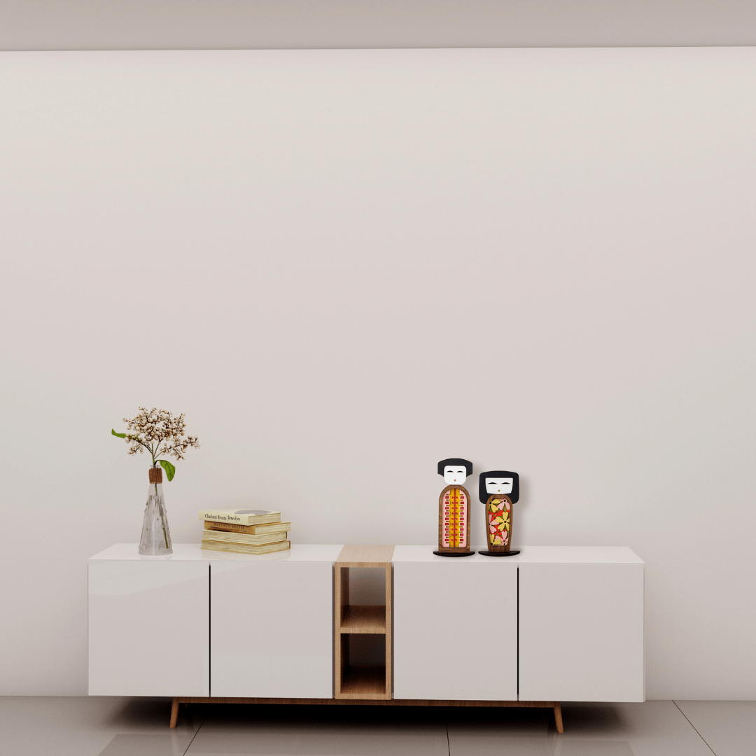 Kokeshi #4 - Figurine - Œuvre d'art originale de Tzachi Nevo