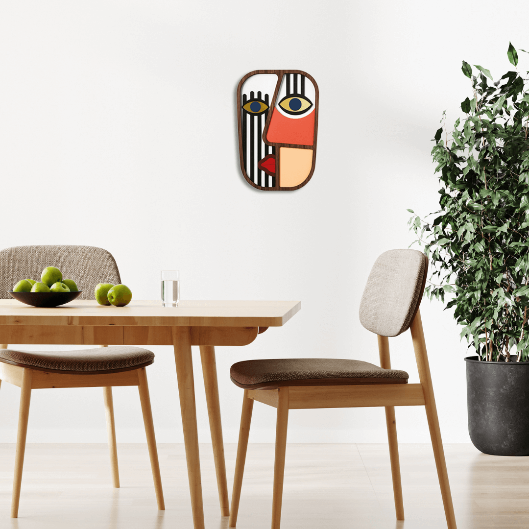 Masque Abstrasso #7 - Œuvre d'art originale de Tzachi Nevo