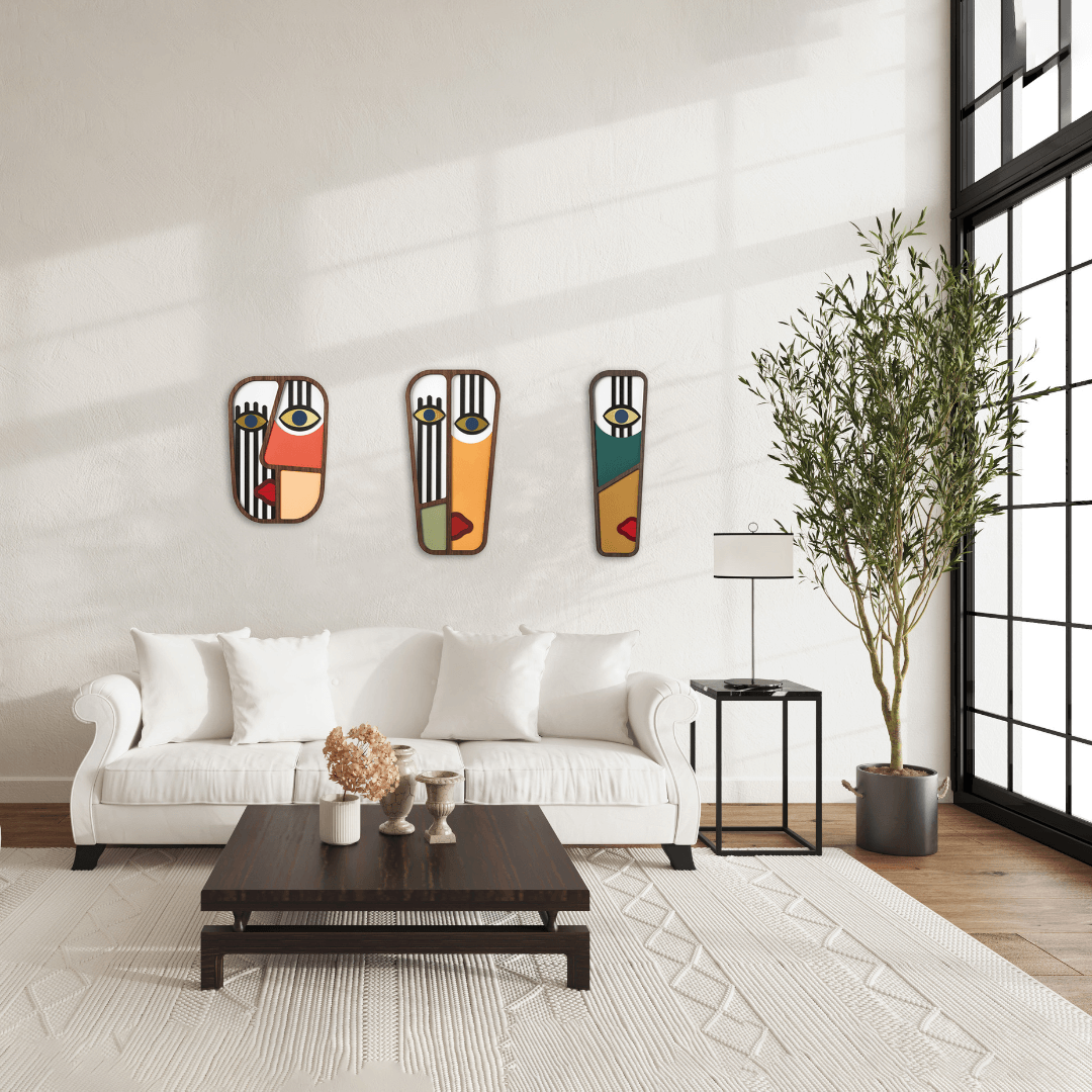 Masque Abstrasso #9 - Œuvre d'art originale de Tzachi Nevo