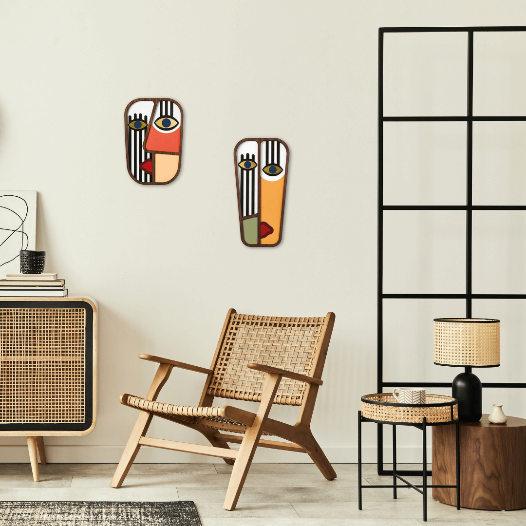 Masque Abstrasso #7 - Œuvre d'art originale de Tzachi Nevo