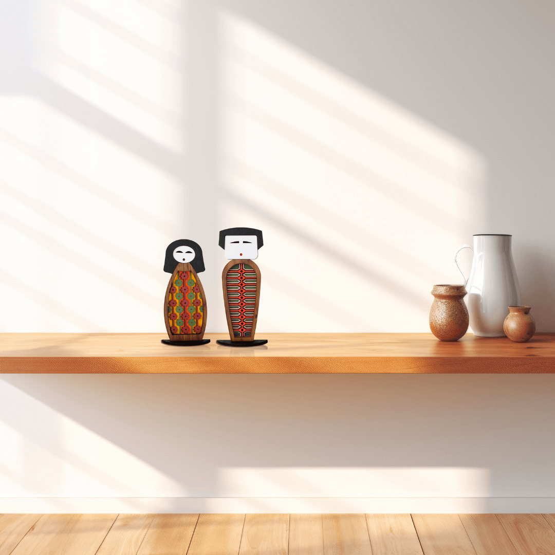 Kokeshi #1 - Figurine - Œuvre d'art originale de Tzachi Nevo