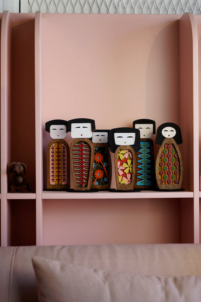 Kokeshi #1 - Figurine - Œuvre d'art originale de Tzachi Nevo