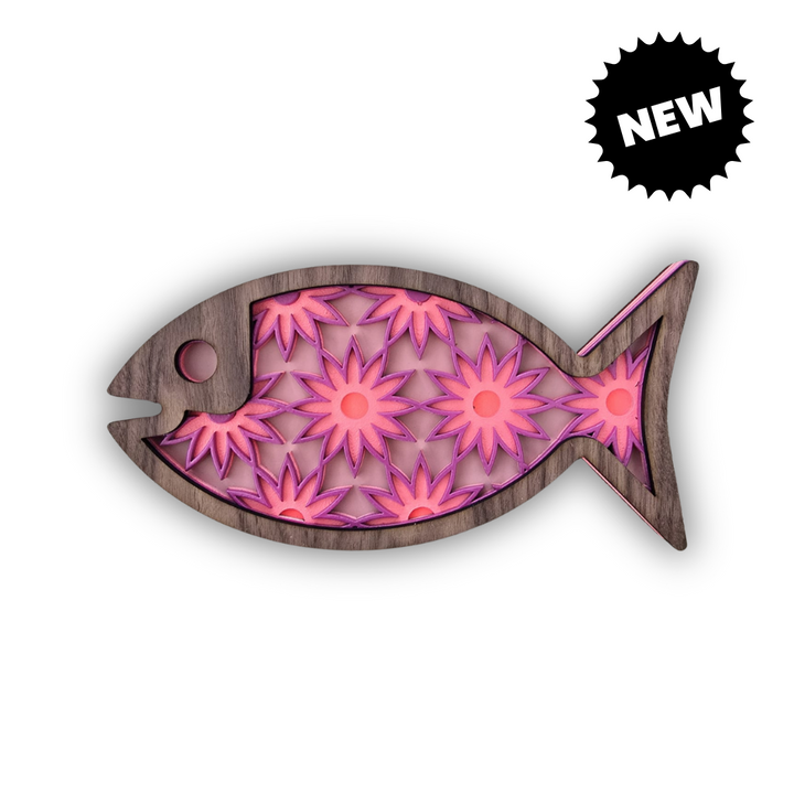 Mini Poisson #33 - Œuvre d'art originale de Tzachi Nevo