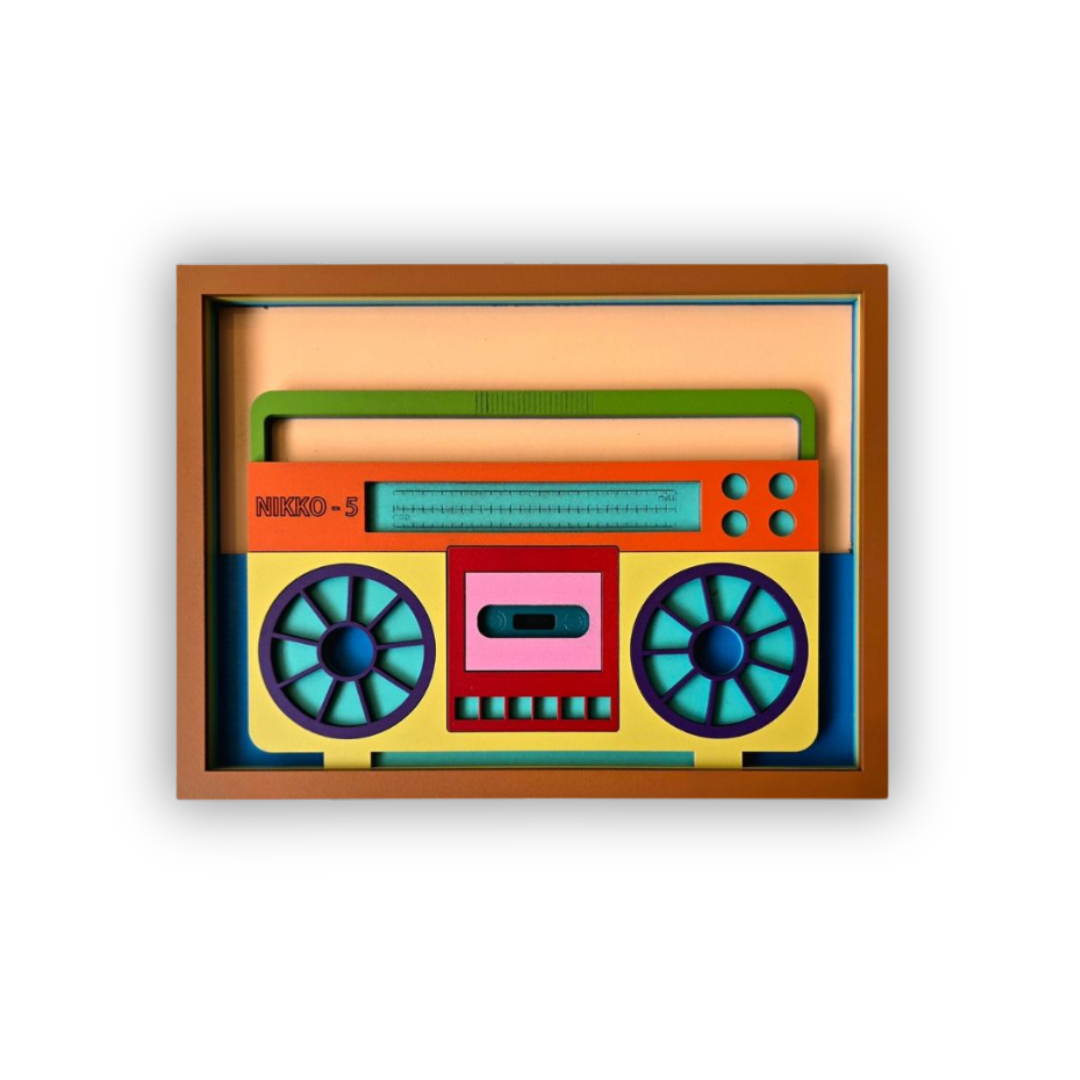 Radio Cassette - Œuvre d'art originale de Tzachi Nevo