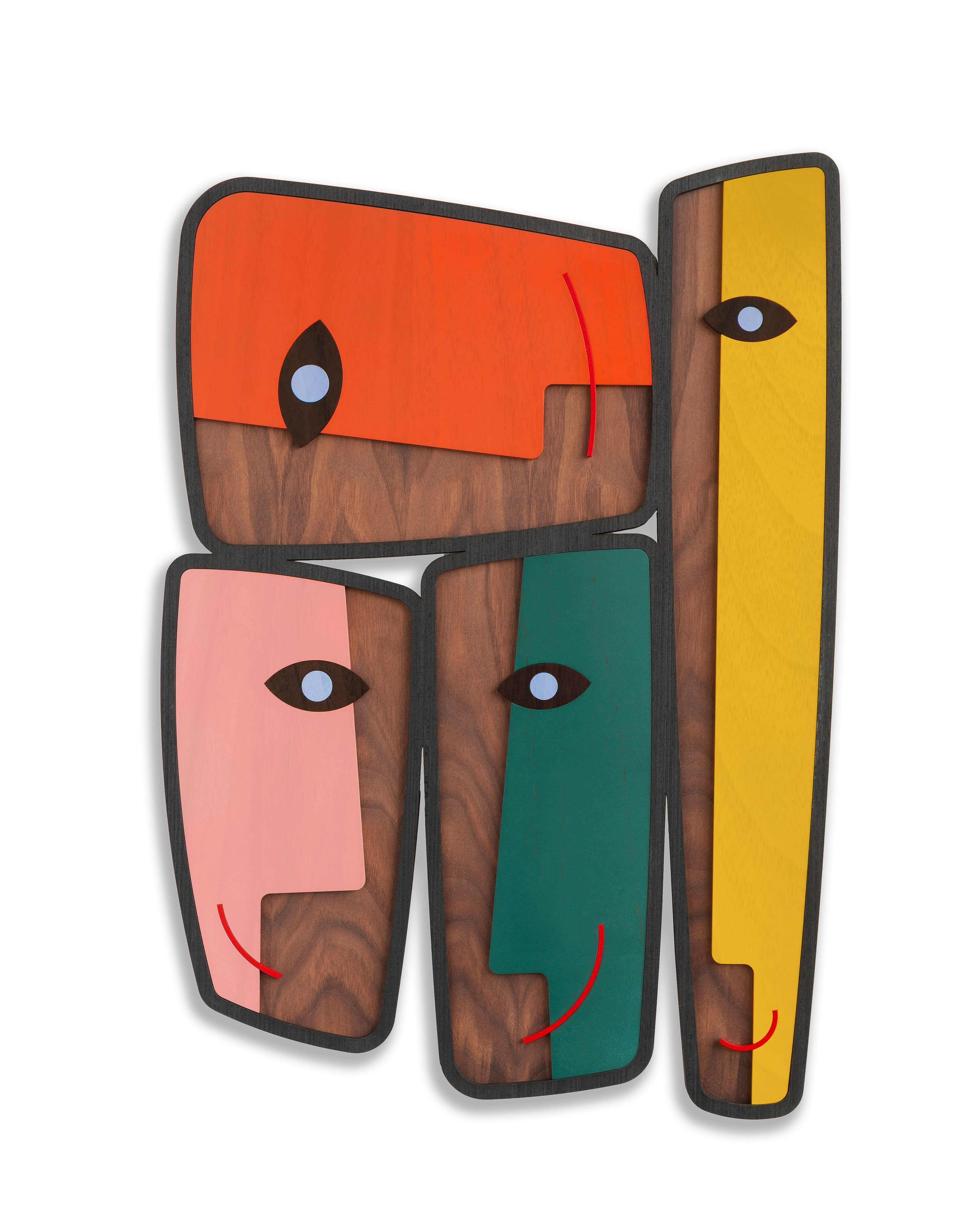 Masque de groupe #1 - Œuvre d'art originale de Tzachi Nevo