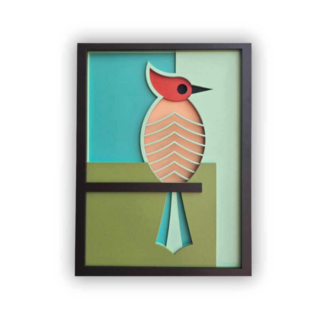 Huppe Fasciée - Œuvre d'art originale de Tzachi Nevo