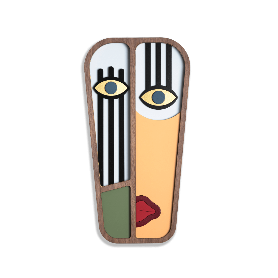 Masques Abstrasso Triplet #7+#8 +#9 (Set de 3) - Œuvre d'art originale de Tzachi Nevo