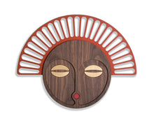 Masques africains modernes # 10 + # 23 (Set de 2) - Œuvre d'art originale de Tzachi Nevo