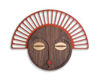 Masque Africain Moderne # 23 + Mademoiselle.U #1 (Set de 2) - Œuvre d'art originale de Tzachi Nevo