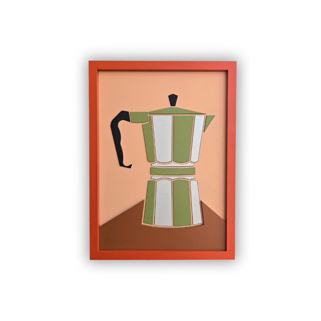 Cafetière Moka - Œuvre d'art originale de Tzachi Nevo