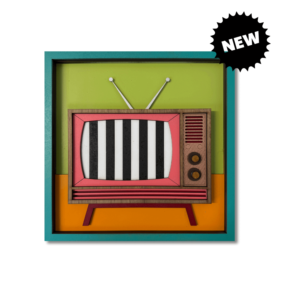 Télévision Rétro - Œuvre d'art originale de Tzachi Nevo