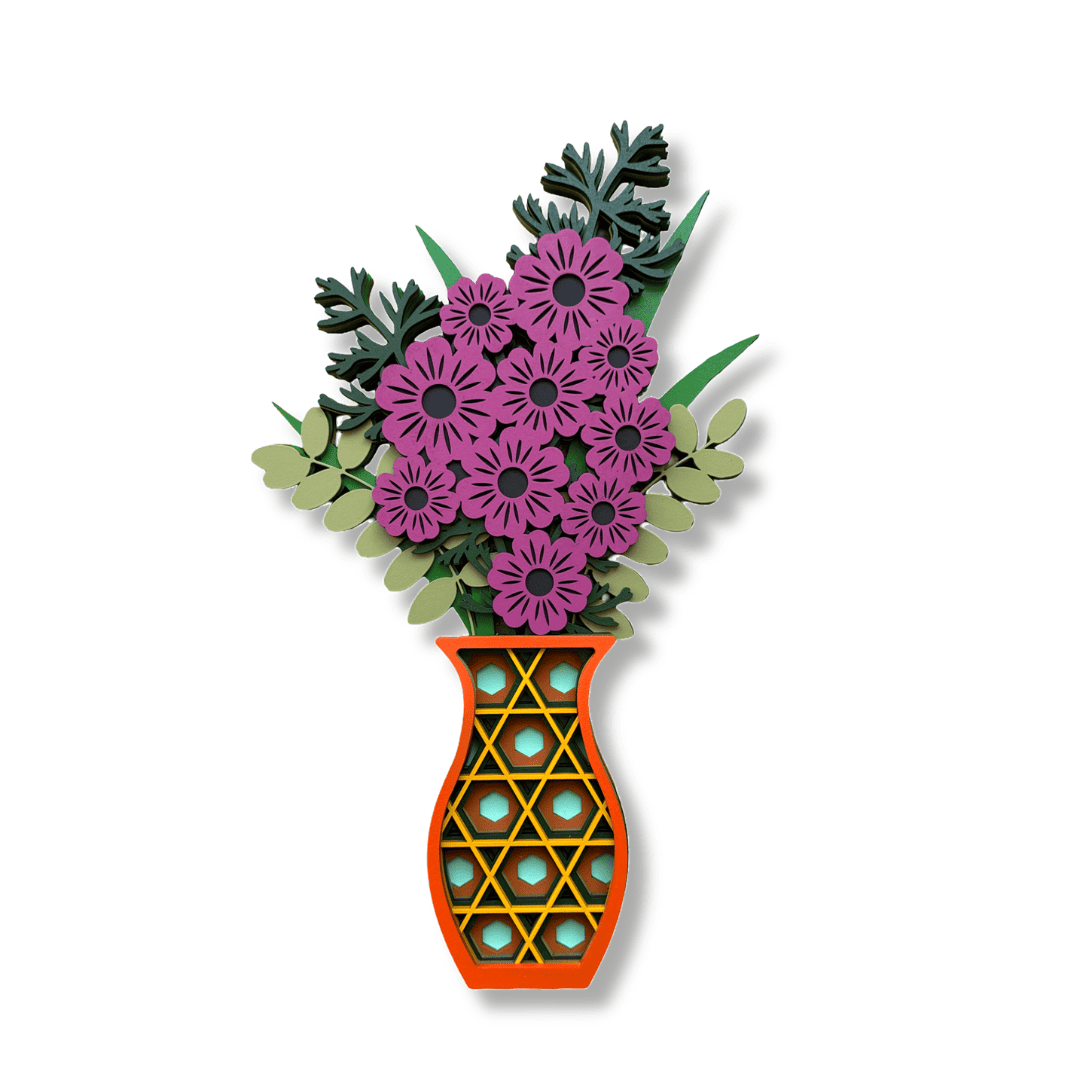 Vase #3 – figurine en bois fait main, Umasqu