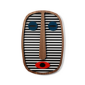 Masque africain moderne #1 - Œuvre d'art originale de Tzachi Nevo