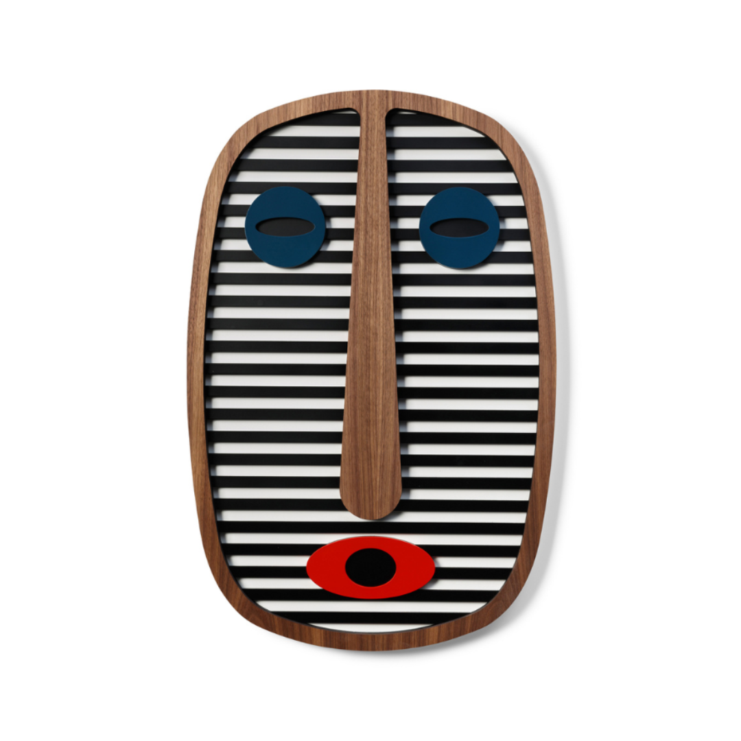 Masque africain moderne #1 - Œuvre d'art originale de Tzachi Nevo
