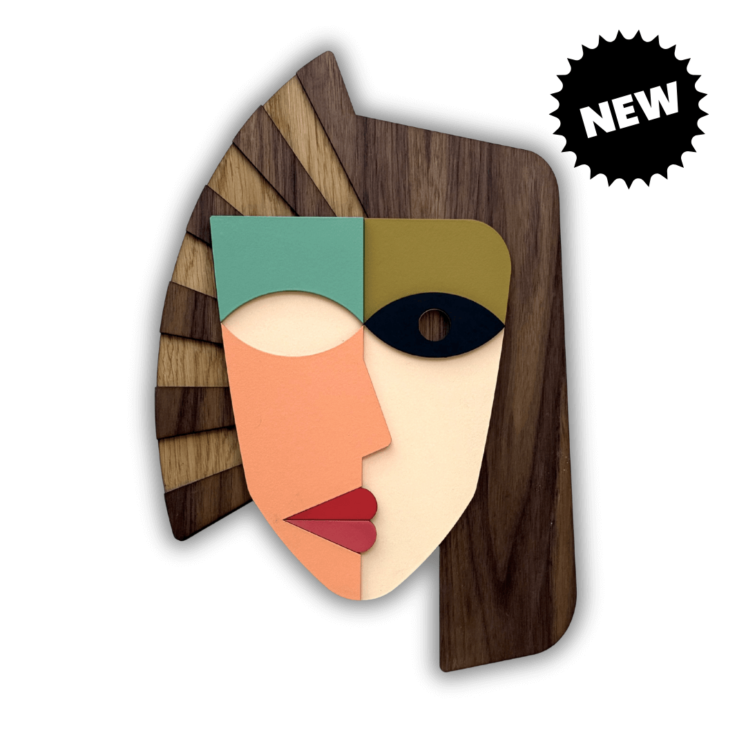 Masque Abstrasso #13 - Œuvre d'art originale de Tzachi Nevo