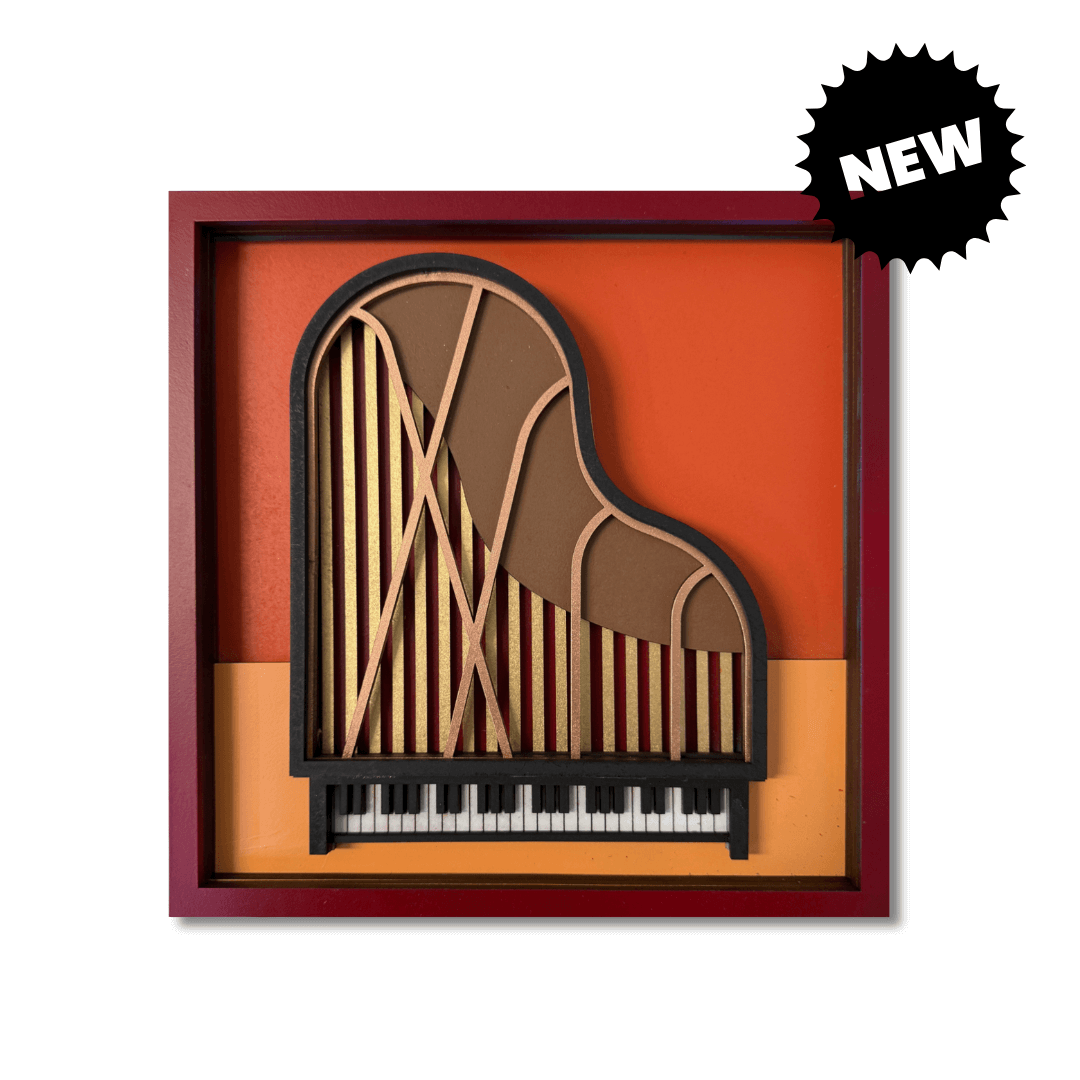 Piano à Queue - Œuvre d'art originale de Tzachi Nevo