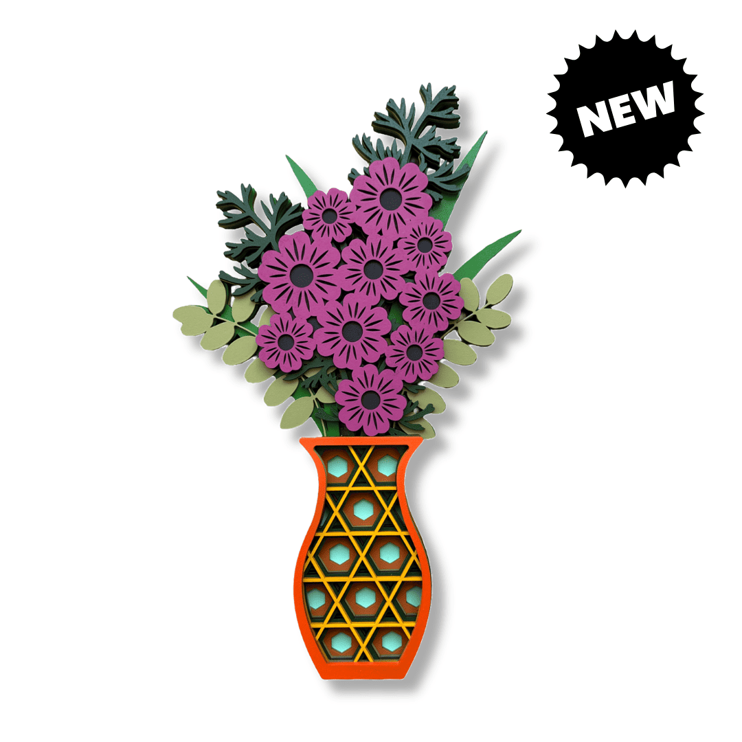 Vase #3 – figurine en bois fait main, Umasqu