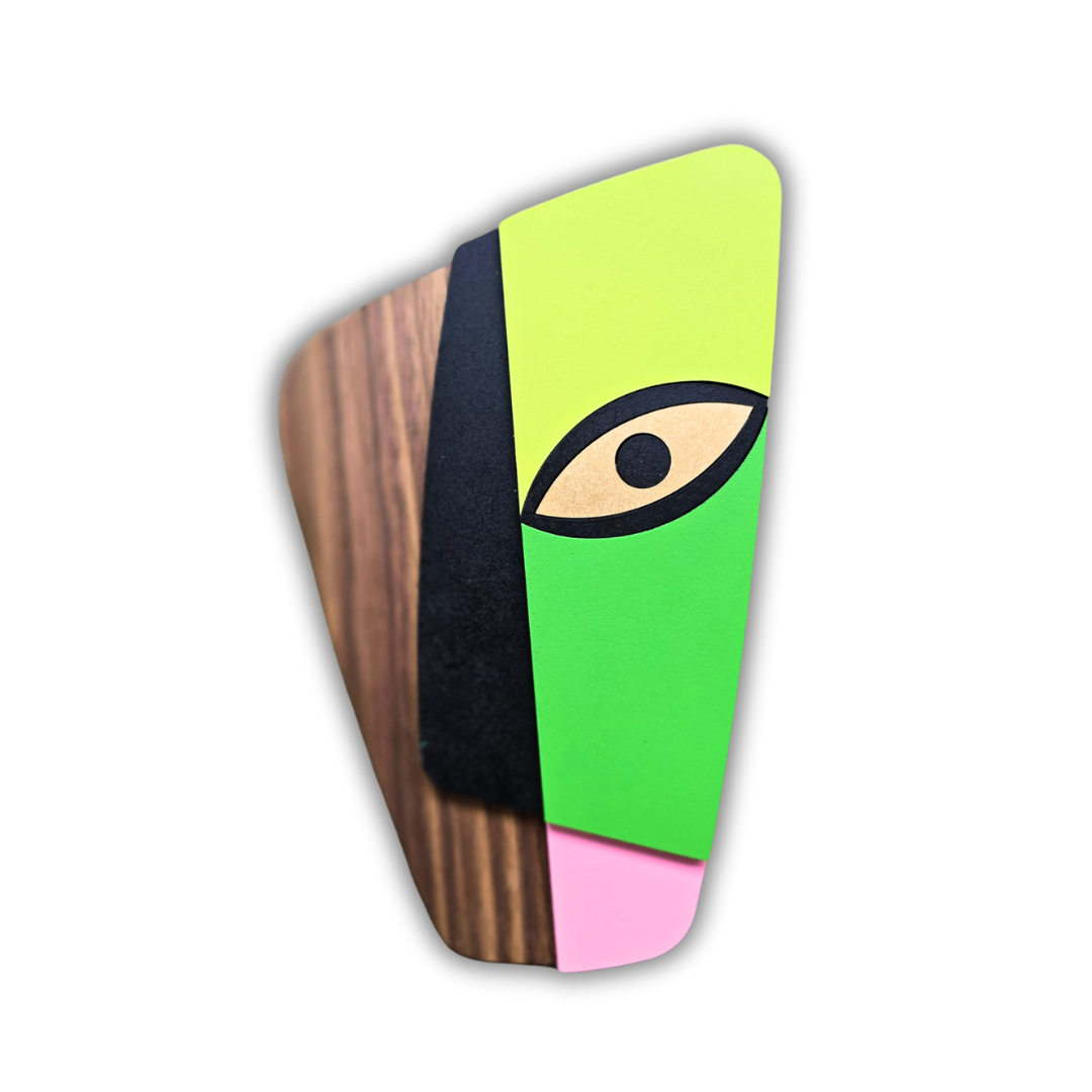 Mini Masque Abstrasso #3 - Œuvre d'art originale de Tzachi Nevo