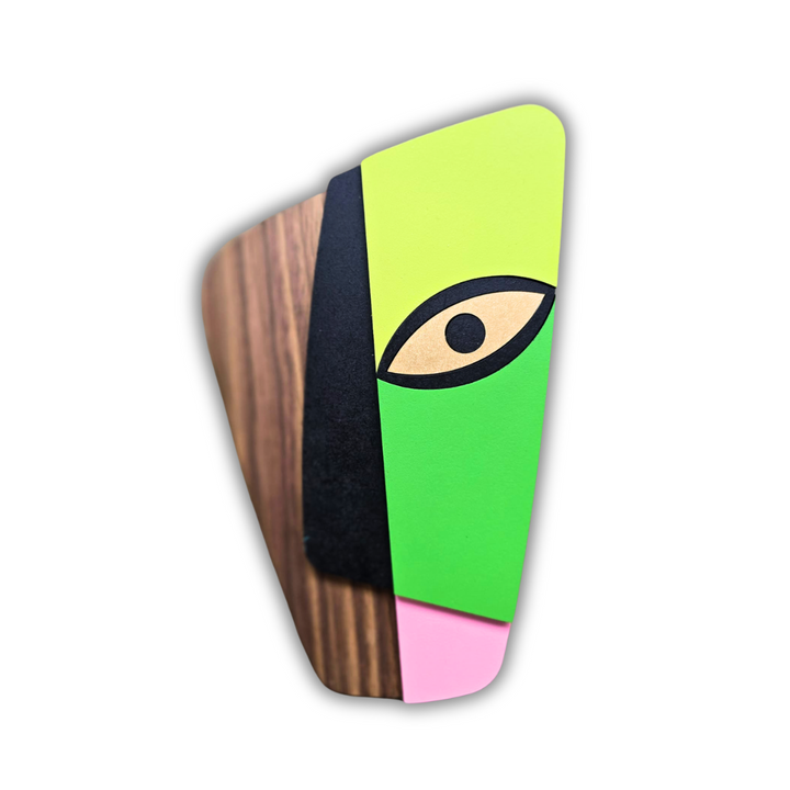 Mini Masque Abstrasso #3 - Œuvre d'art originale de Tzachi Nevo