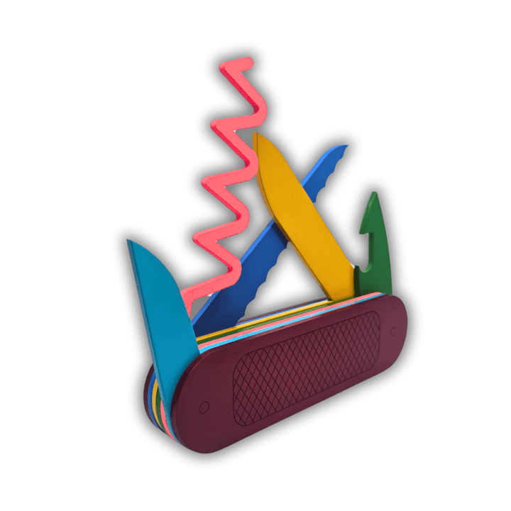 Couteau Suisse Décoratif - Œuvre d'art originale de Tzachi Nevo