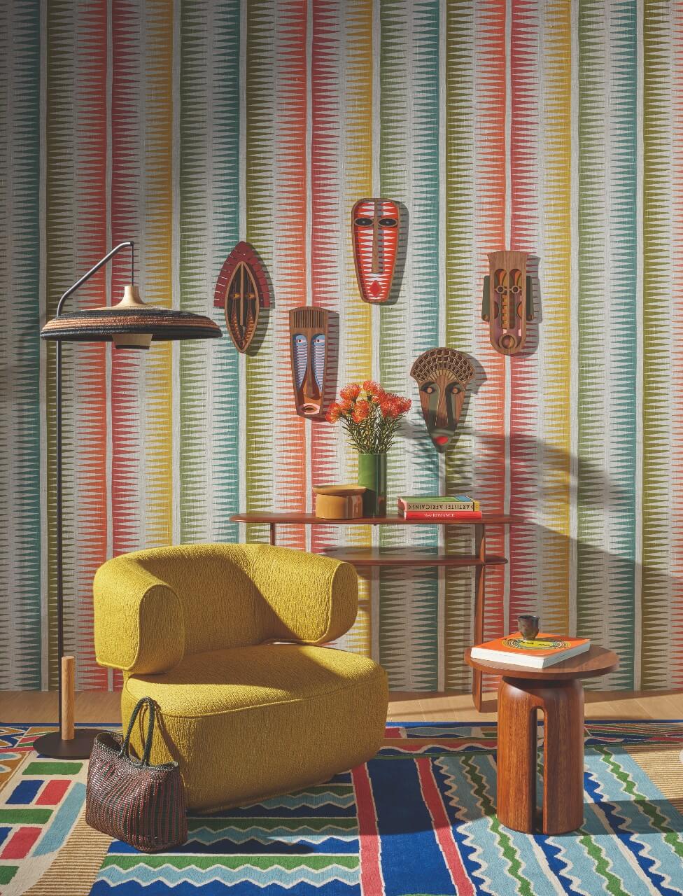 Masque africain moderne #42 - Œuvre d'art originale de Tzachi Nevo