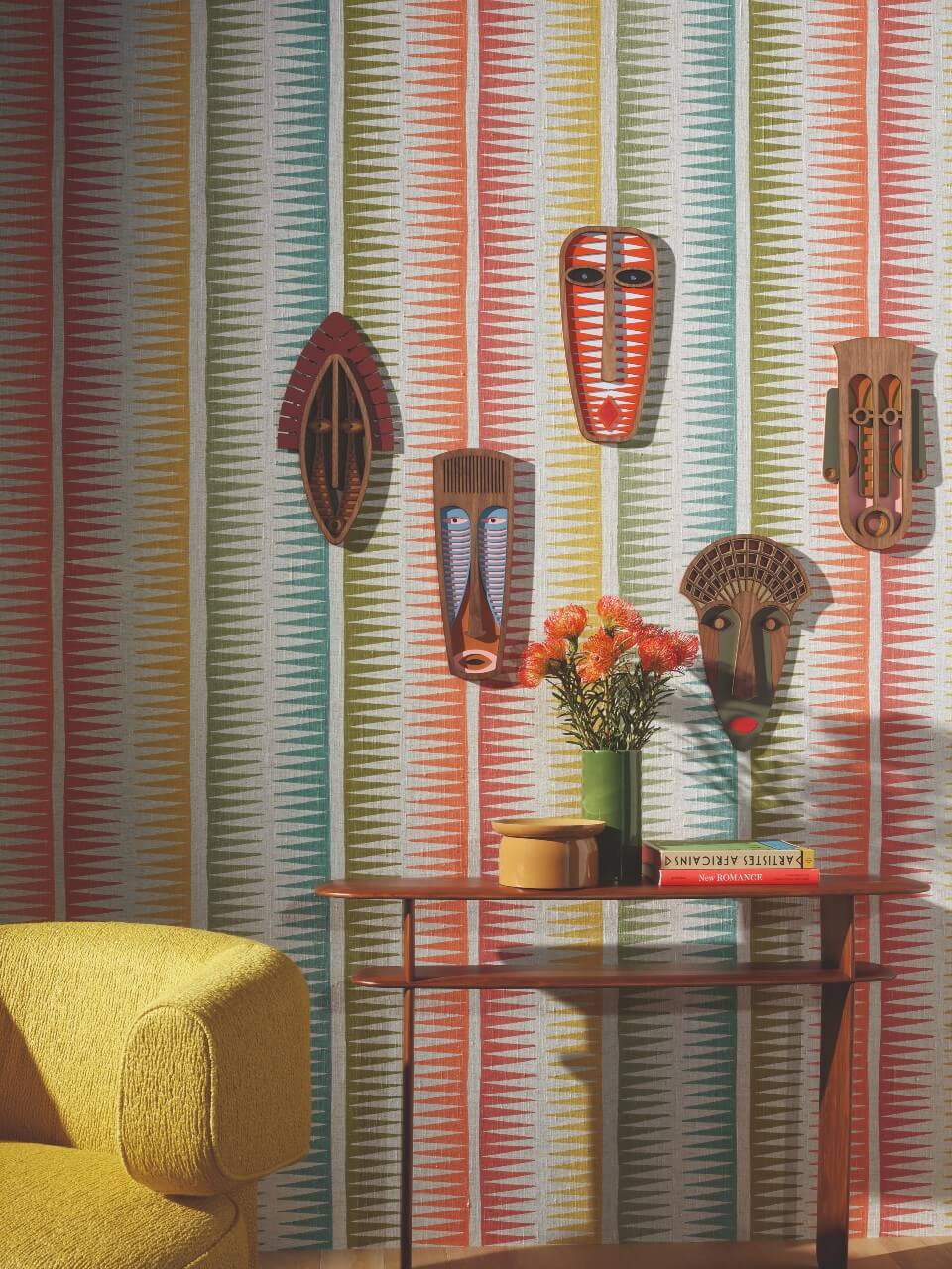 Masque africain moderne #40 - Œuvre d'art originale de Tzachi Nevo