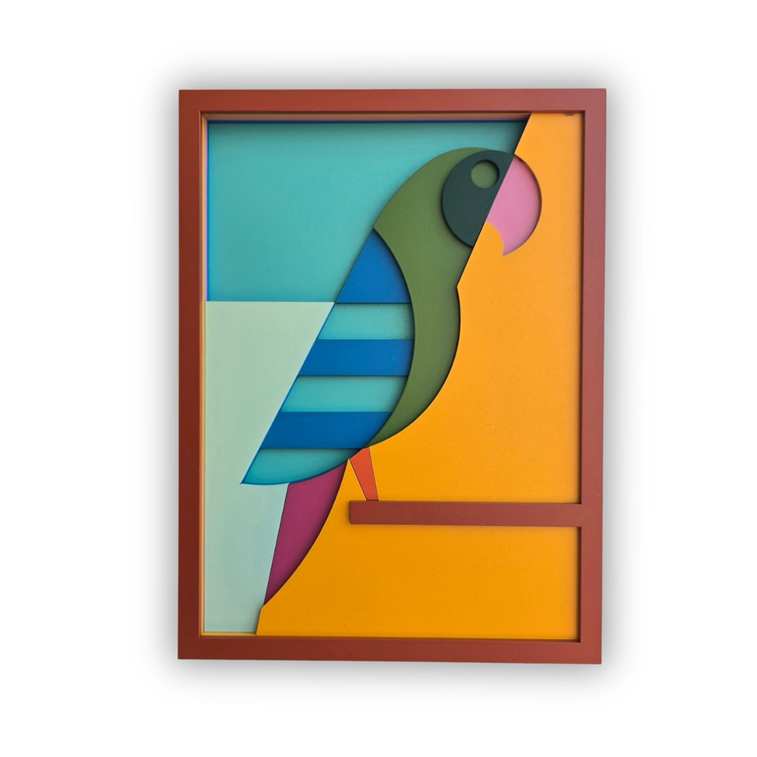 Perroquet - Œuvre d'art originale de Tzachi Nevo