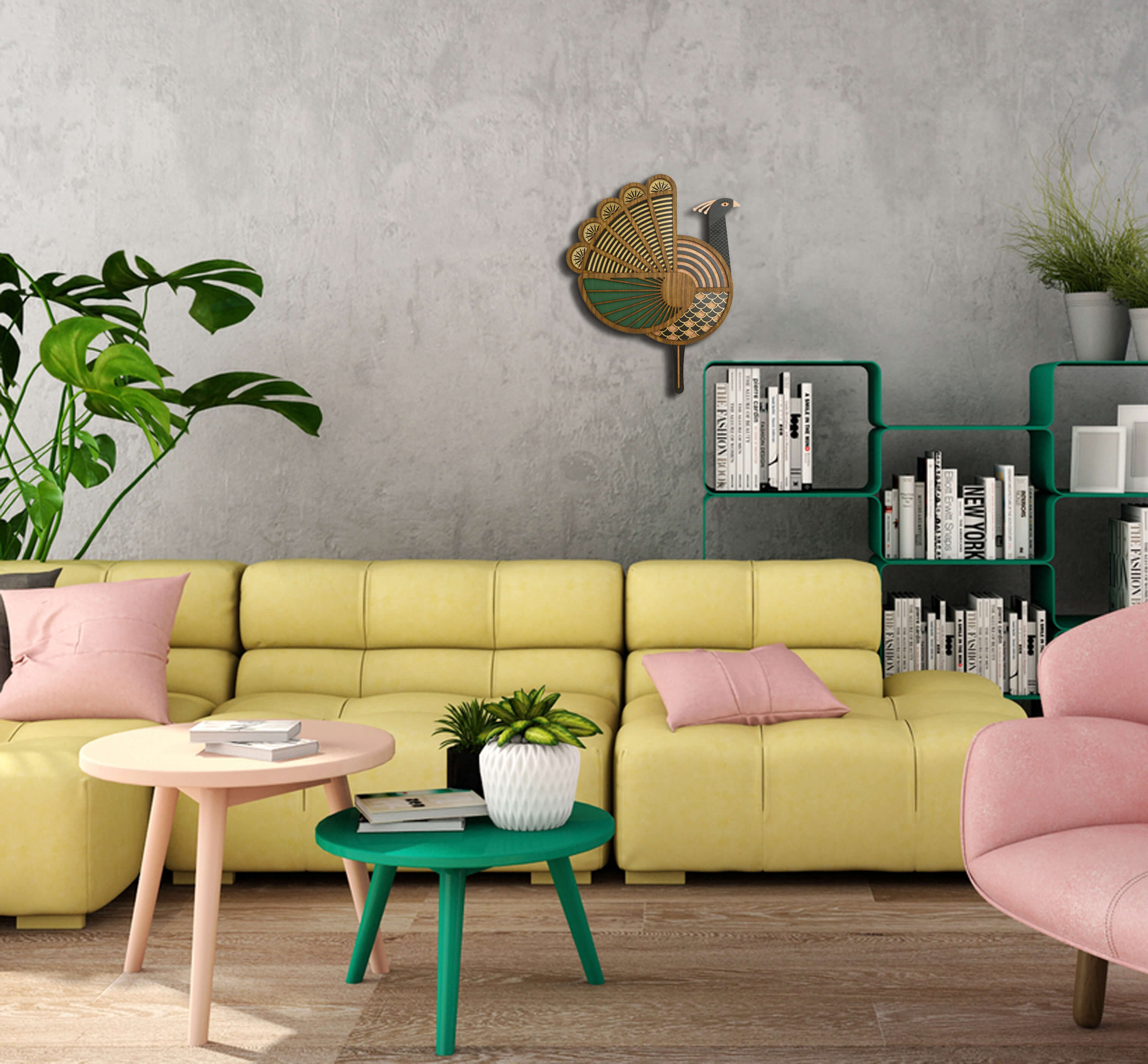 Paon #3 -Œuvre d'art originale de Tzachi Nevo