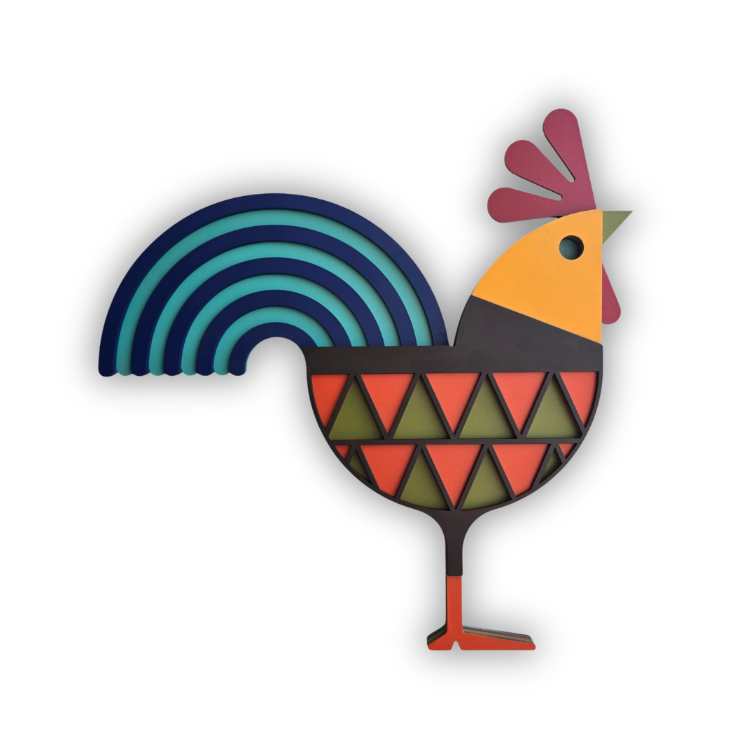 Le Coq - Œuvre d'art originale de Tzachi Nevo