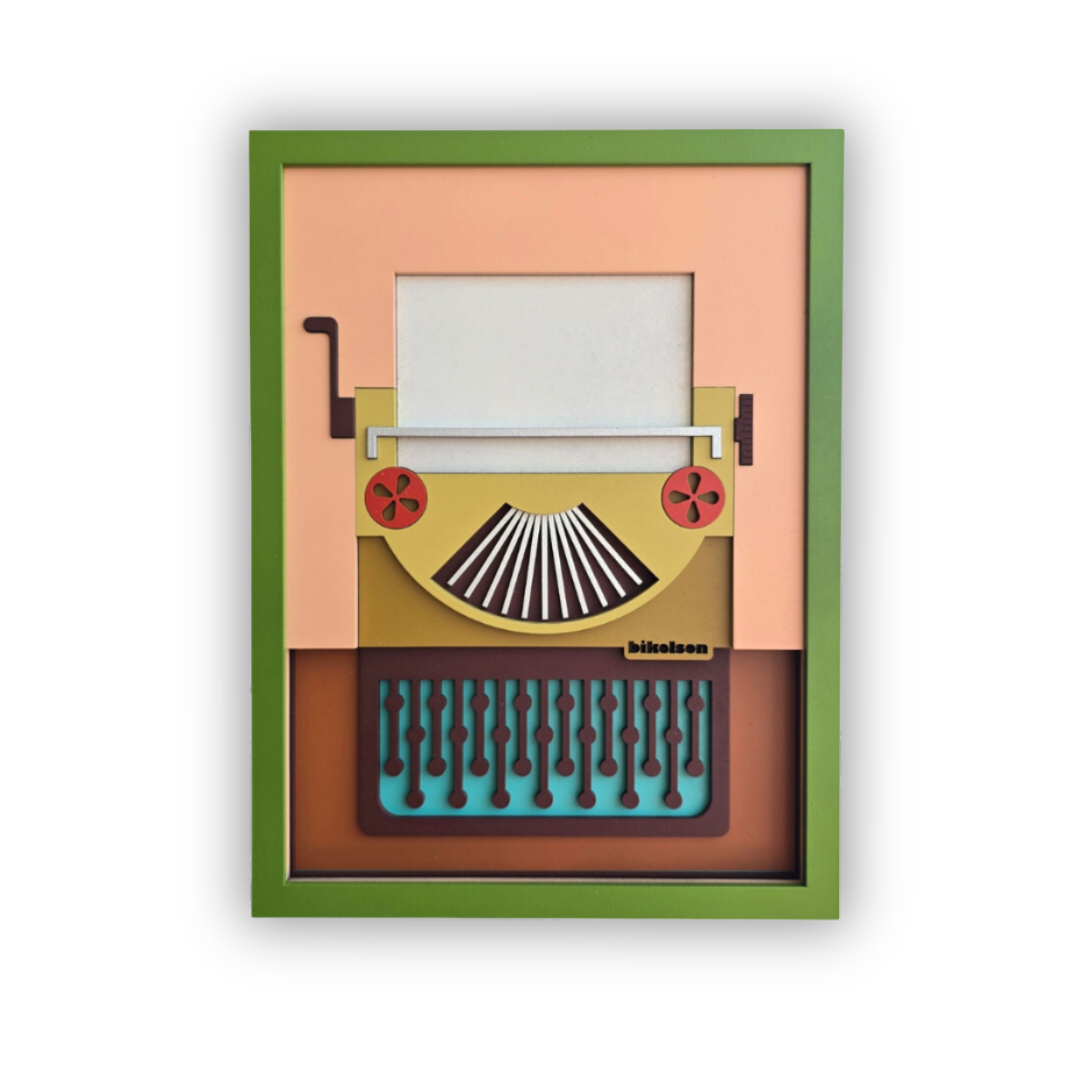 Machine à écrire - Œuvre d'art originale de Tzachi Nevo