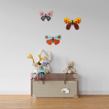 Triplet de Papillons (Set de 3) - Œuvre d'art originale de Tzachi Nevo