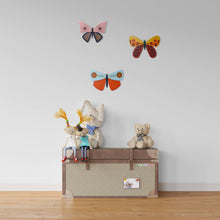 Triplet de Papillons (Set de 3) - Œuvre d'art originale de Tzachi Nevo