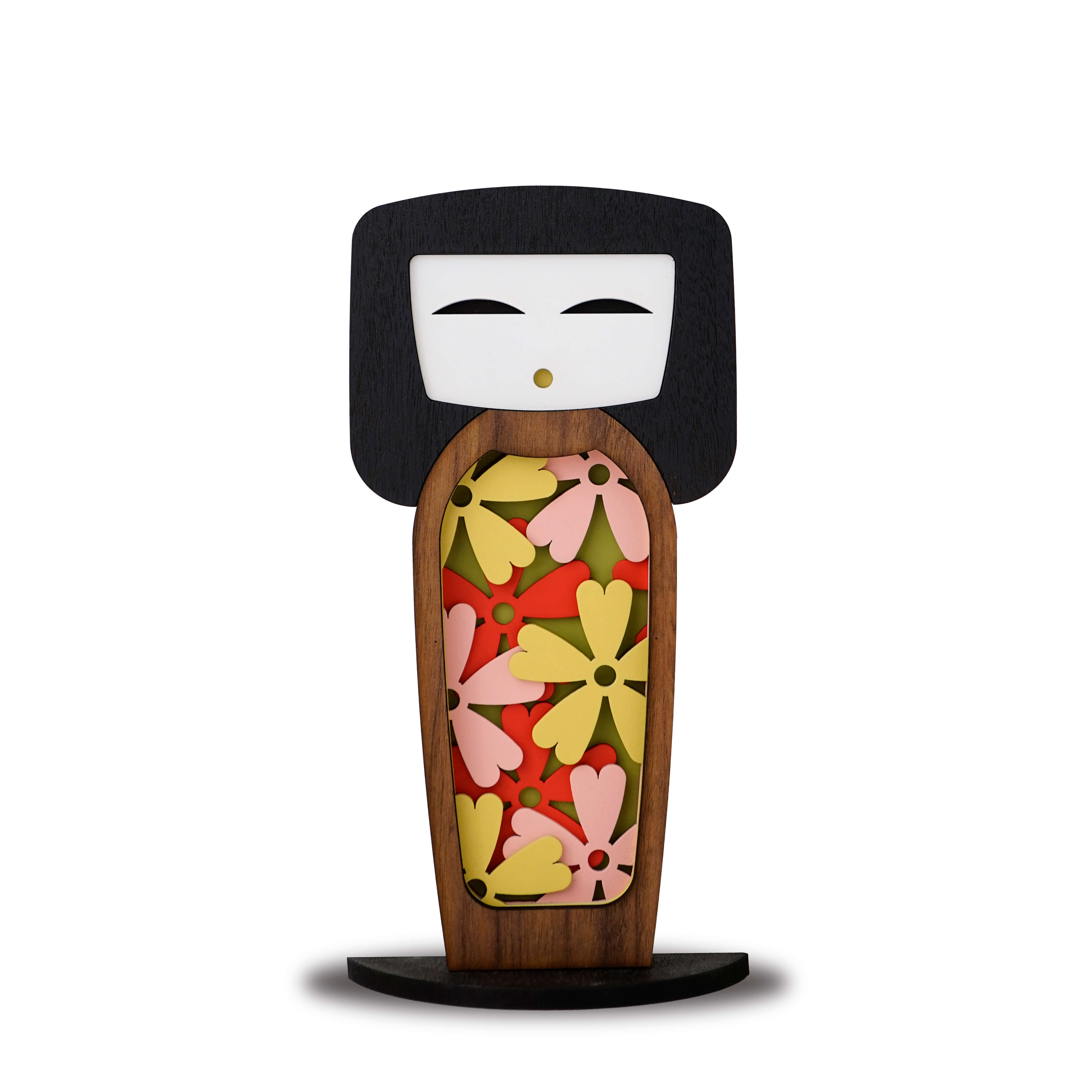 Kokeshi #4 - Figurine - Œuvre d'art originale de Tzachi Nevo