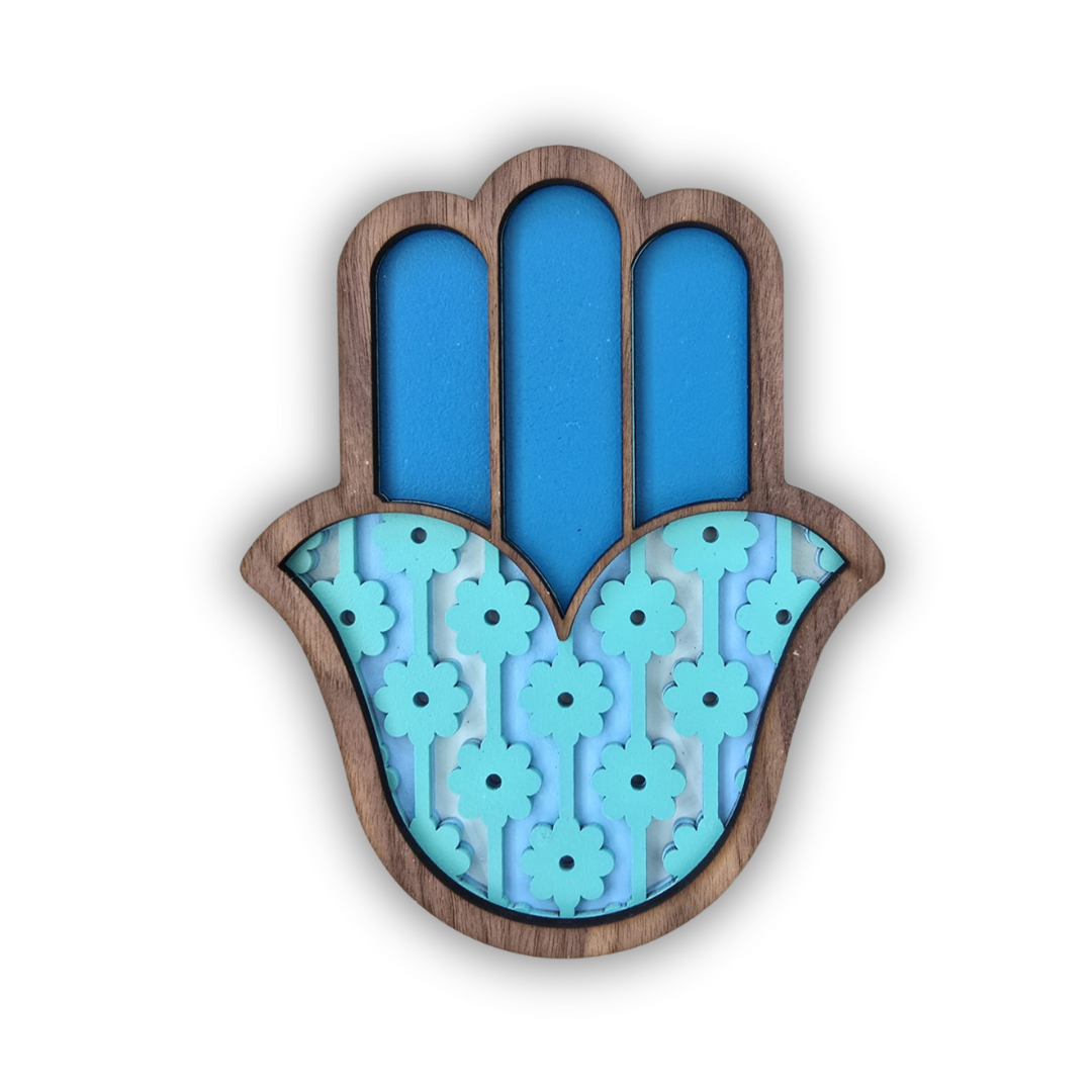 Mini Hamsa #33 - Œuvre d'art originale de Tzachi Nevo