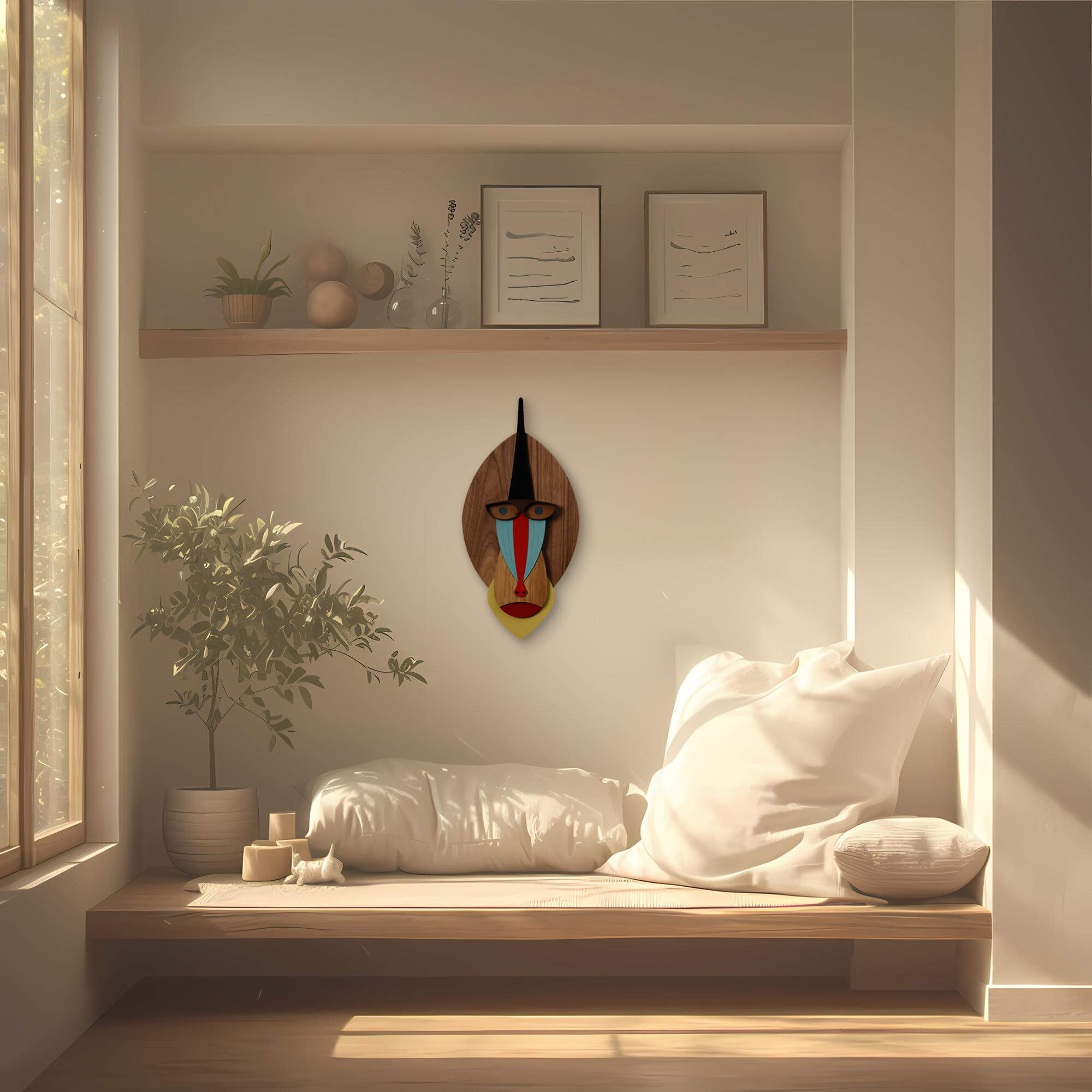 Mandrill - Œuvre d'art originale de Tzachi Nevo