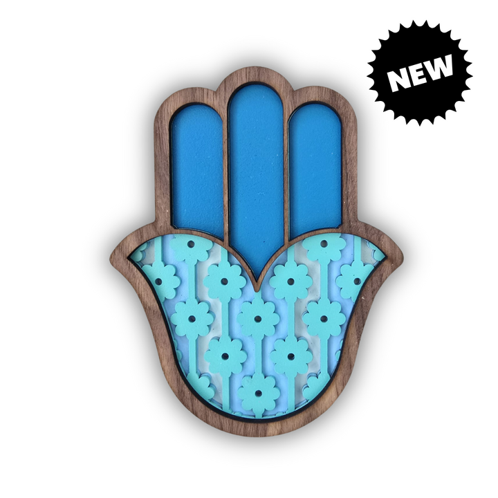 Mini Hamsa #33 - Œuvre d'art originale de Tzachi Nevo