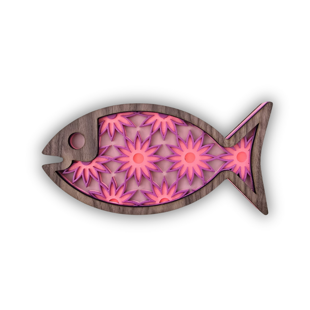 Mini Poisson #33 - Œuvre d'art originale de Tzachi Nevo