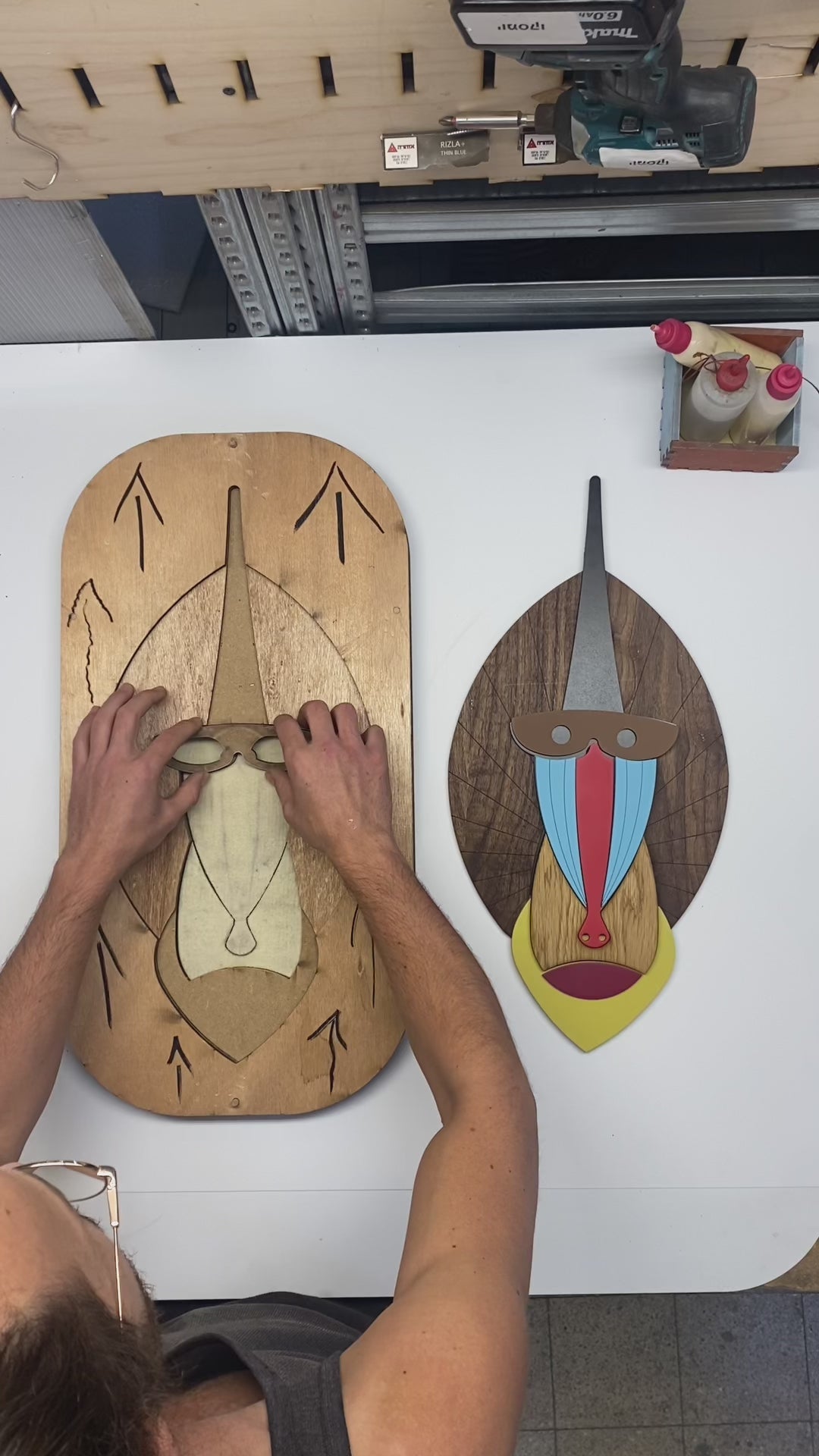 Mandrill - Œuvre d'art originale de Tzachi Nevo