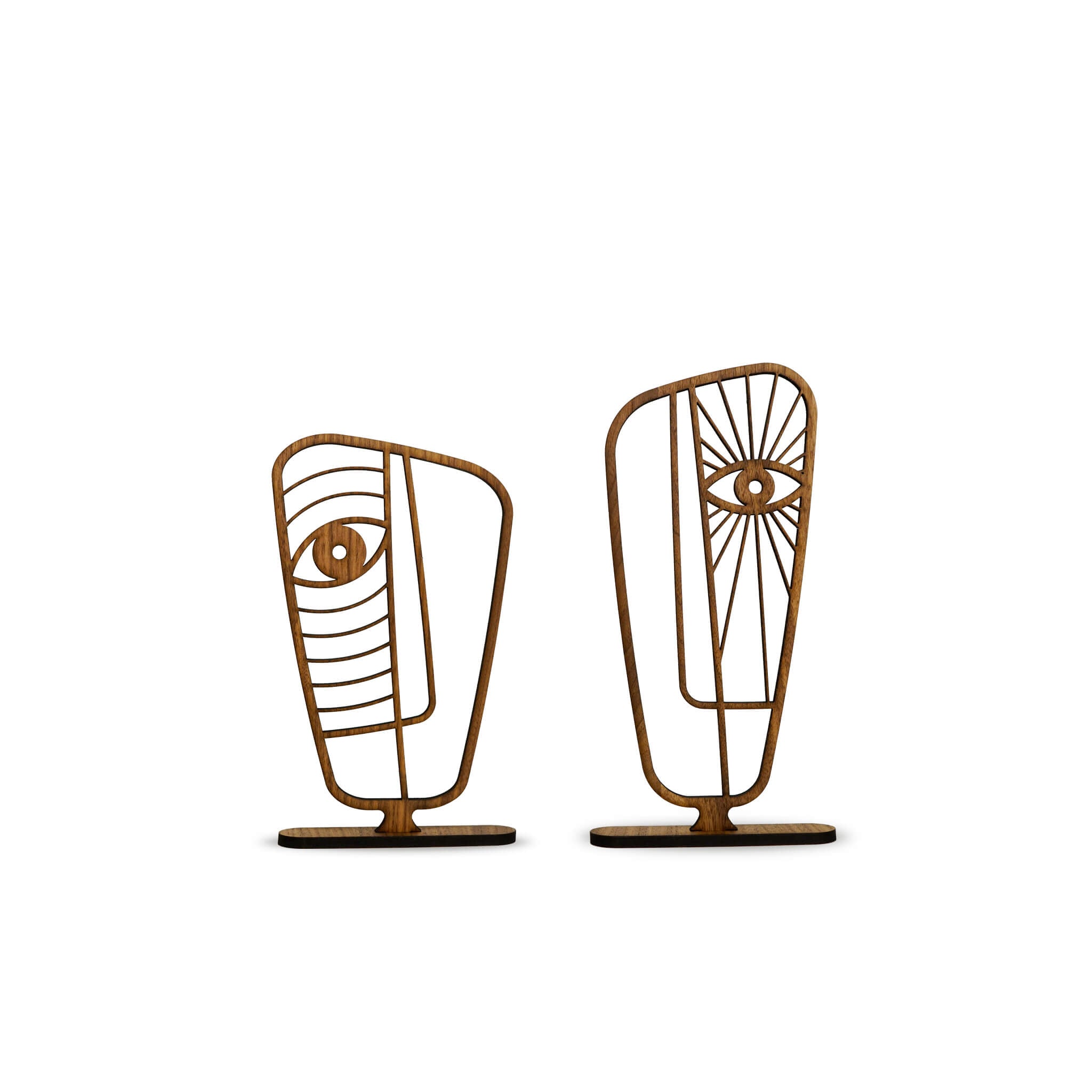 Ensemble de mini figurines abstraites - Œuvre d'art originale de Tzachi Nevo