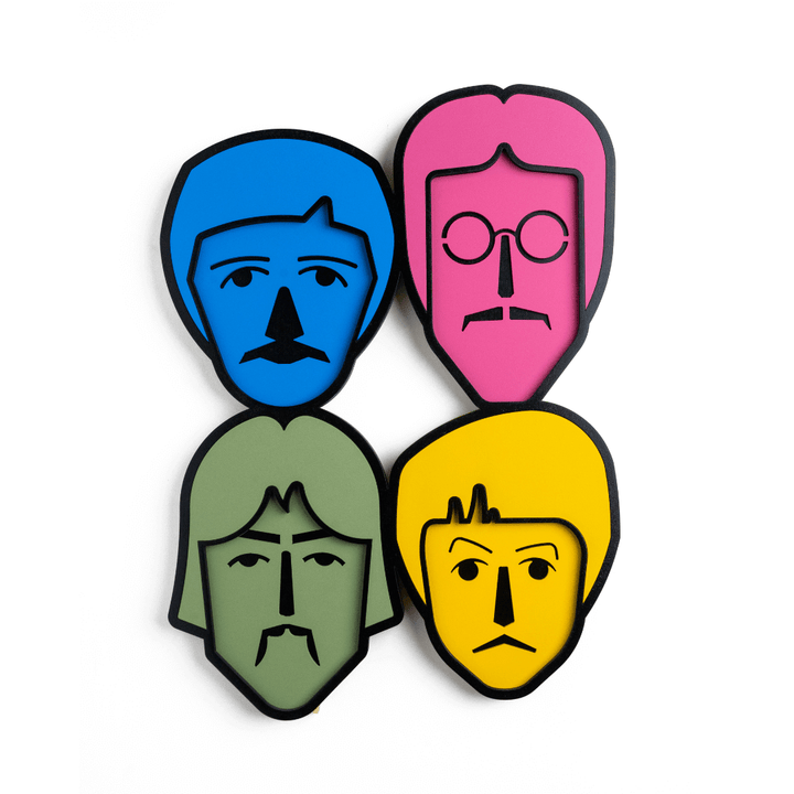 Les Beatles - Œuvre d'art originale de Tzachi Nevo