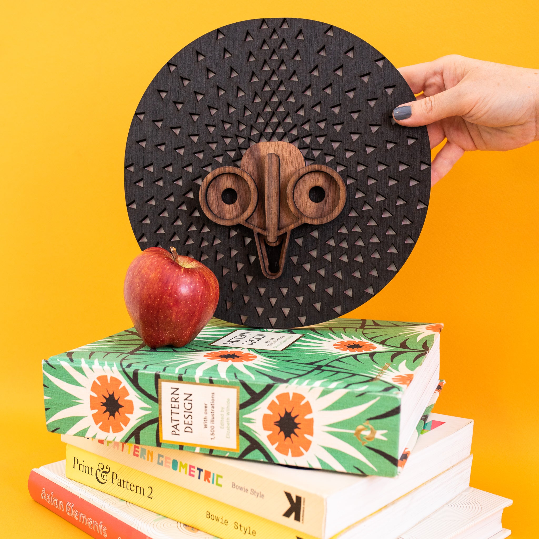 Mini Masque africain moderne #10 - Œuvre d'art originale de Tzachi Nevo