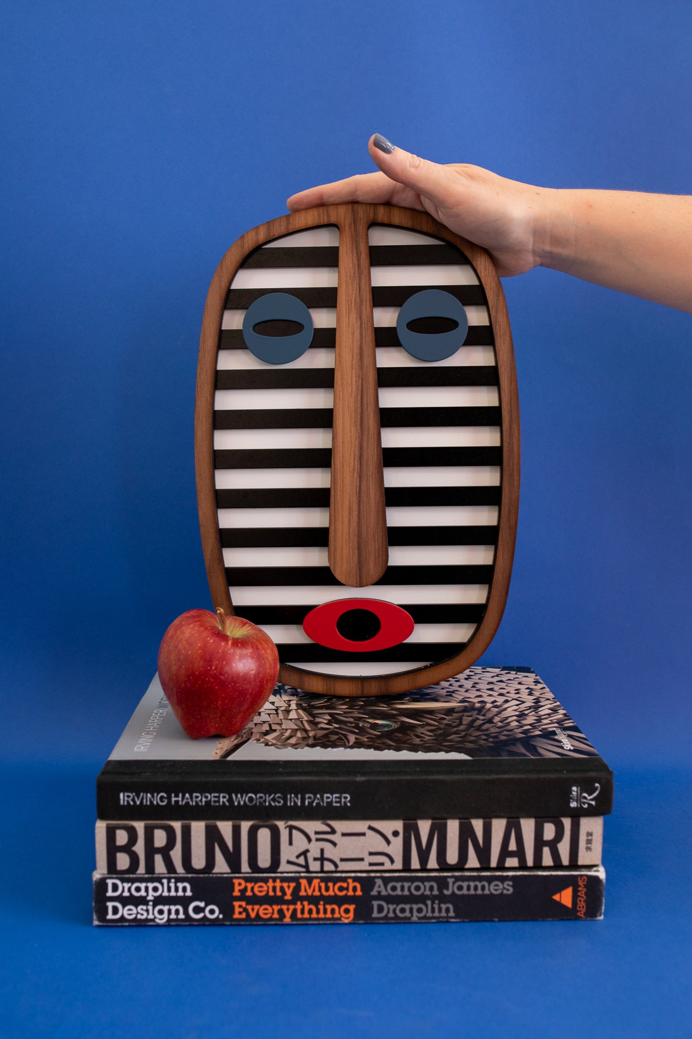 Mini Masque africain moderne #1 - Œuvre d'art originale de Tzachi Nevo