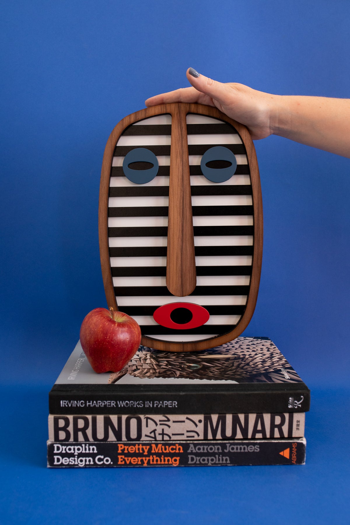 Mini Masque africain moderne #1 - Œuvre d'art originale de Tzachi Nevo