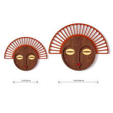 Mini Masque africain moderne #23 - Œuvre d'art originale de Tzachi Nevo