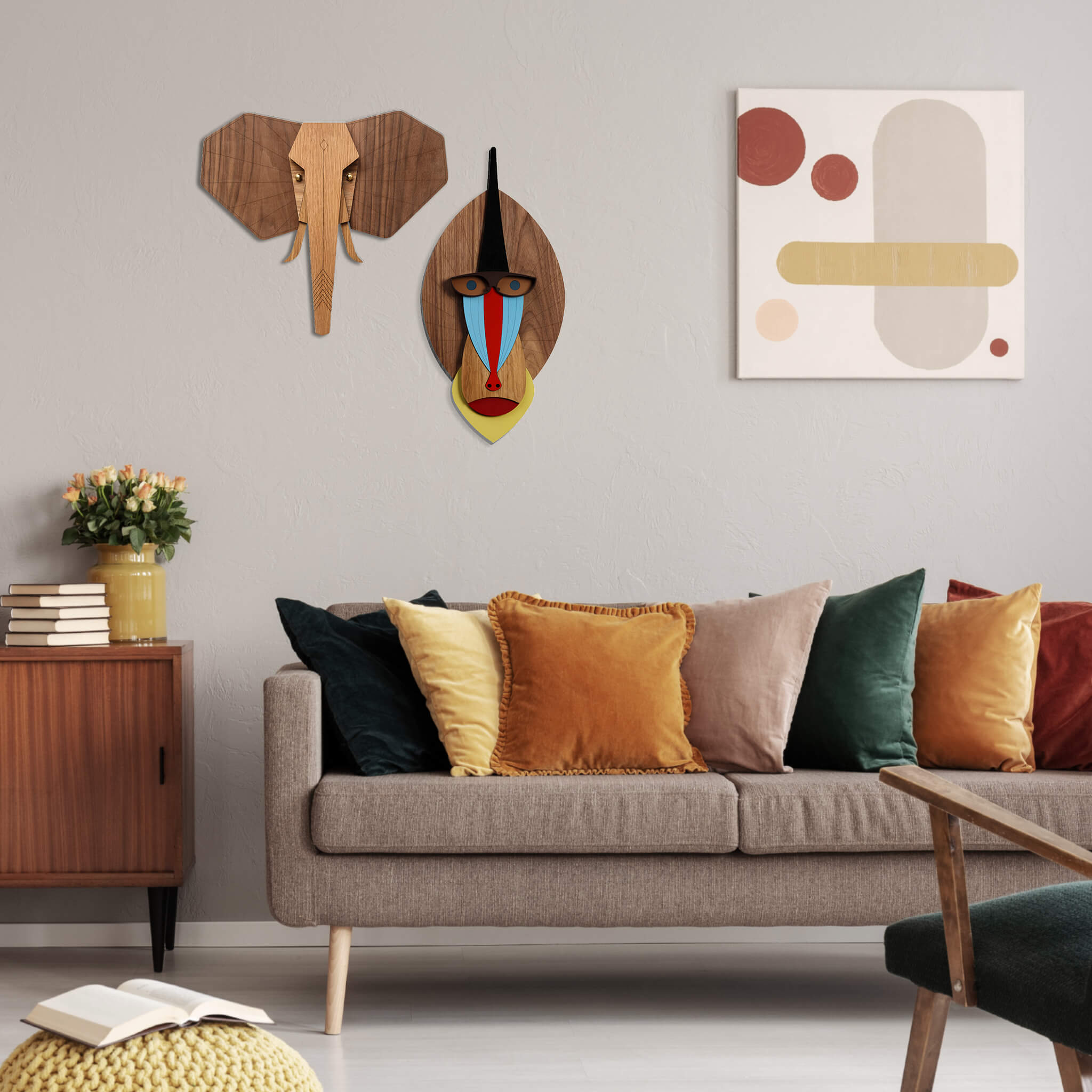 Mandrill - Œuvre d'art originale de Tzachi Nevo