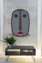 Masque africain moderne #1 - Œuvre d'art originale de Tzachi Nevo