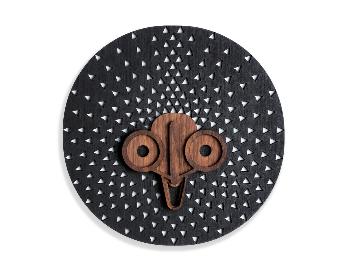 Mini Masque africain moderne #10 - Œuvre d'art originale de Tzachi Nevo